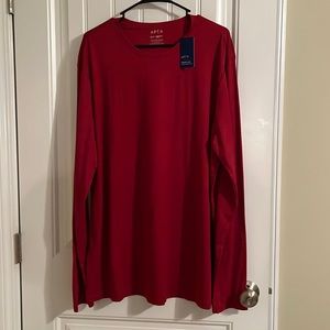 Apt.9 Men’s Long Sleeve, size XLT, red